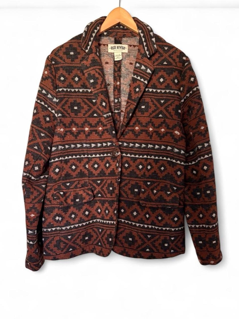 Brown Patterned Women's Jacket